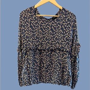 Elegant Floral Print Blouse